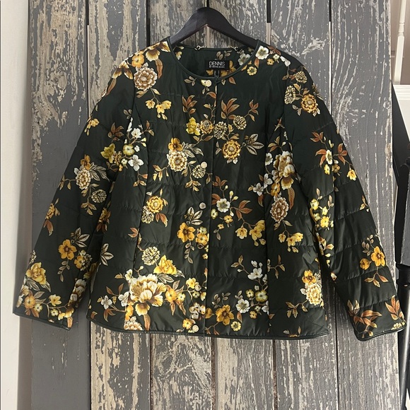 dennis basso Jackets & Blazers - Dennis By Dennis Basso Women's Light Puffer Jacket Size M